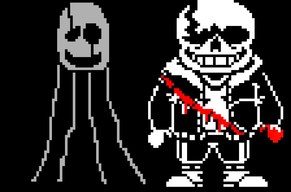  last breath Sans phase 3 Sprite (my take)