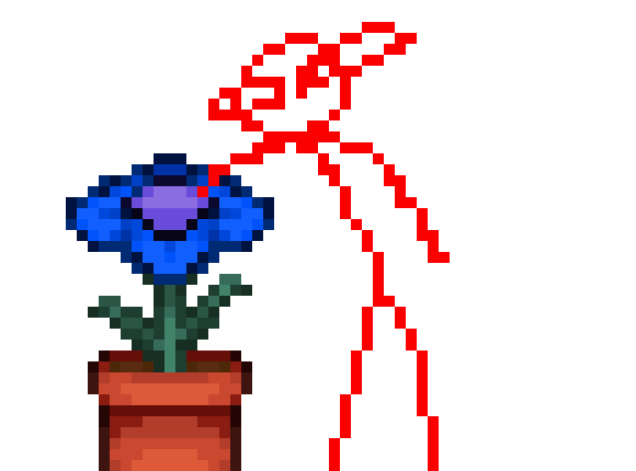 [d61414] see this flower, i want it DEAD