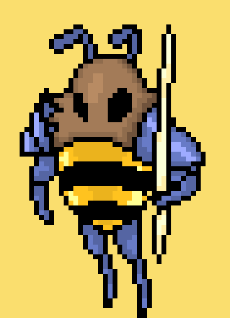 [05b0c1] Ten hut! Forward and outward! Get that Pollen for our queen! Go Go Go, Maggots!  *There is now a massive beehive in PAM somewhere, Bees as big as someone's head spill out and go looking for flowers*