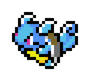 [9664c4] Wartortle PIXEL ART