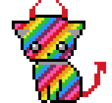 [9664c4] Rainbow cat