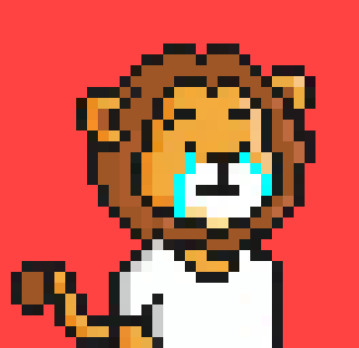 [e17a59] Pixel Lion