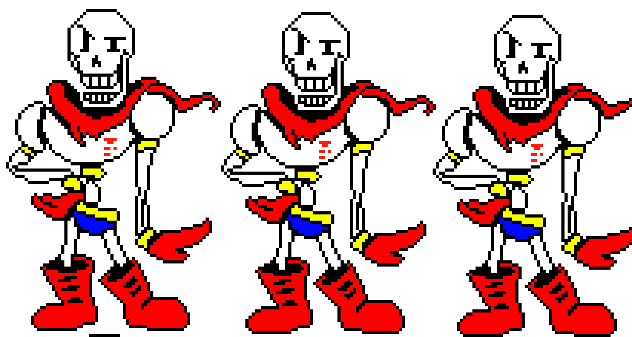 Papyrus Battle Sprites