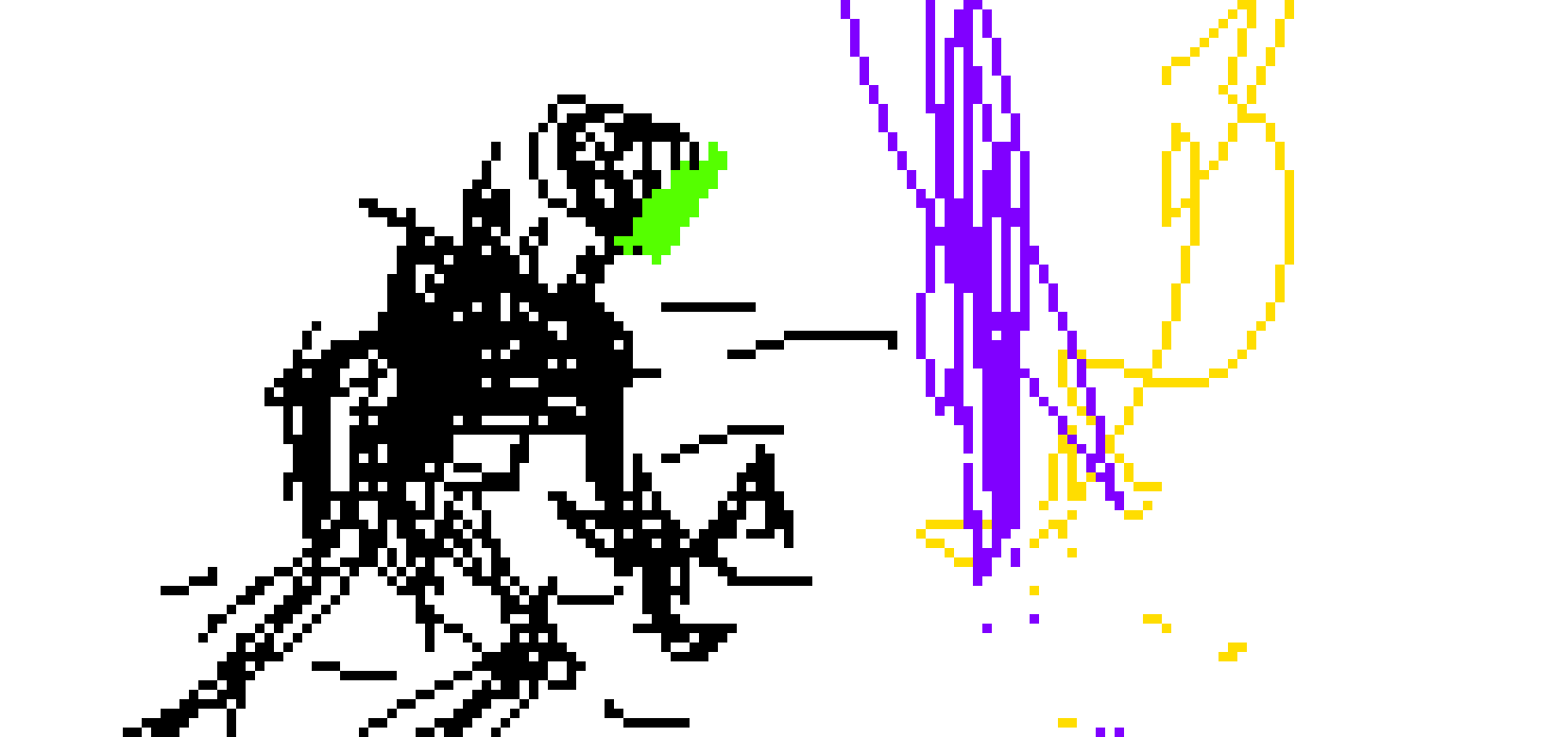 [32284a] *1_ik begins floating away, but suddenly..* *CRACKATHOOM* ∏WHAT!?∏