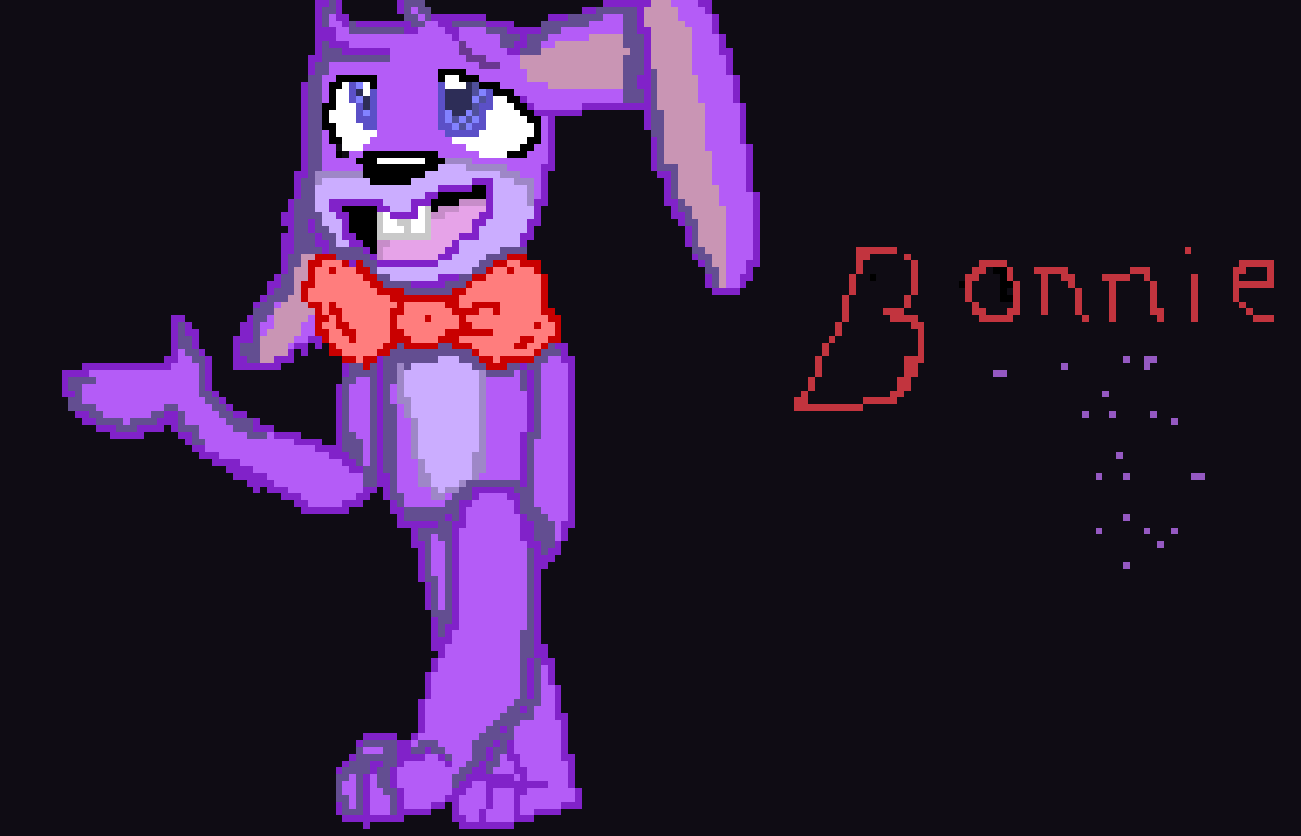 [9664c4] Bonnie FNAF (first pixel art ever)