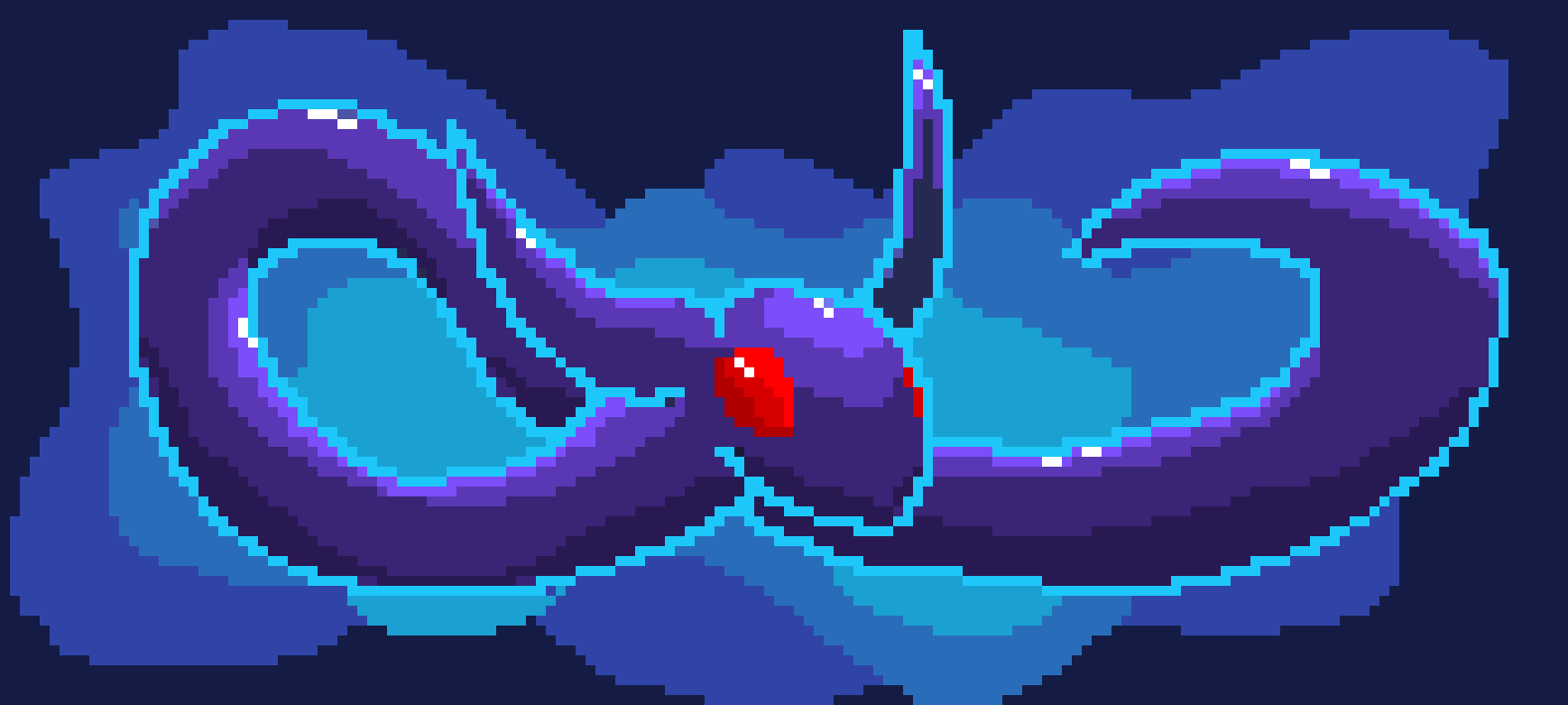[f868dd] Pixel Water Snake Dragon (Sableye form)