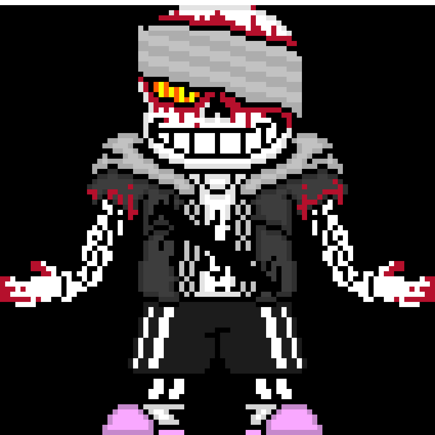 [e8cb42] this is gunna take a painful amount of time but im gunna make Abyss Sans, i dont mean this one