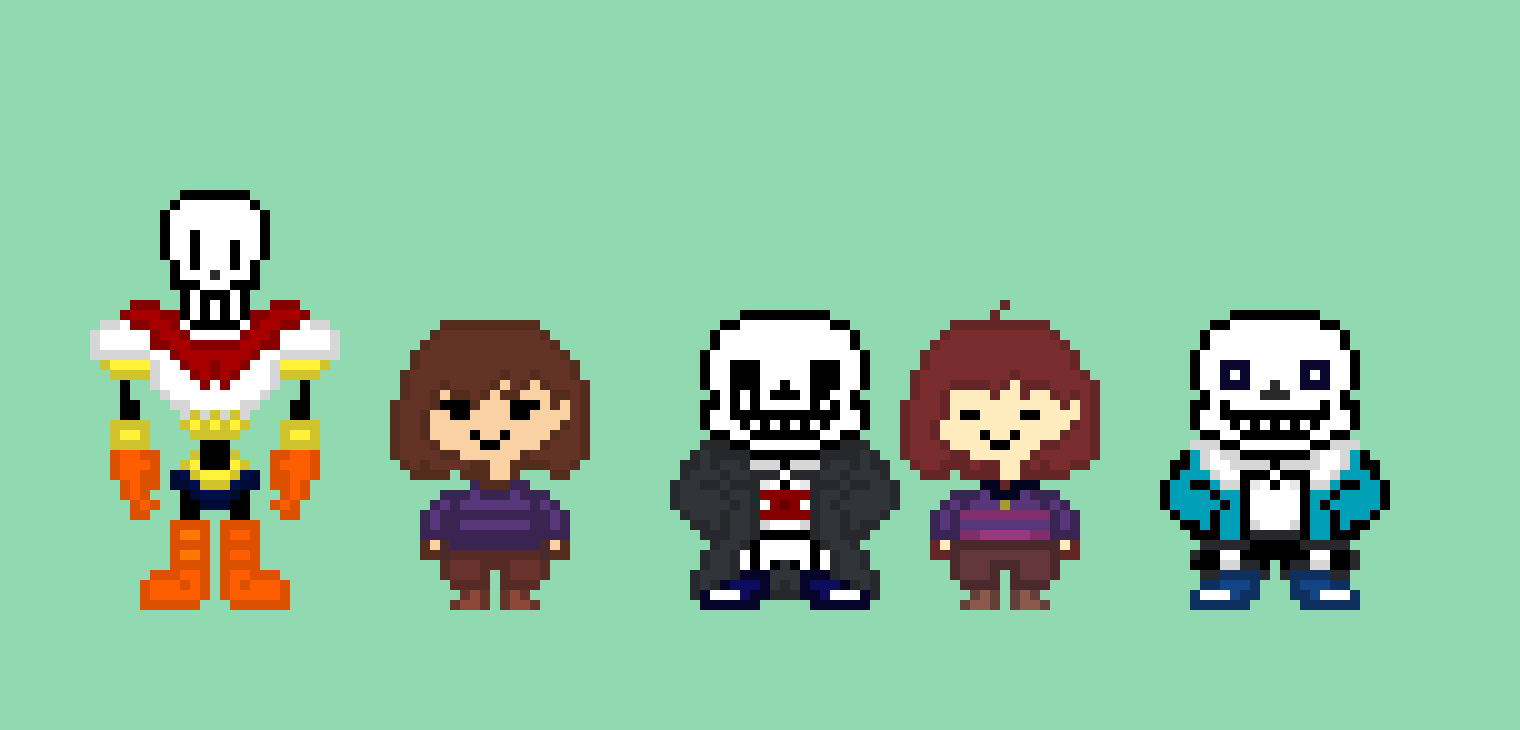 [2bb340] UnderChance Pixel Art-Photo