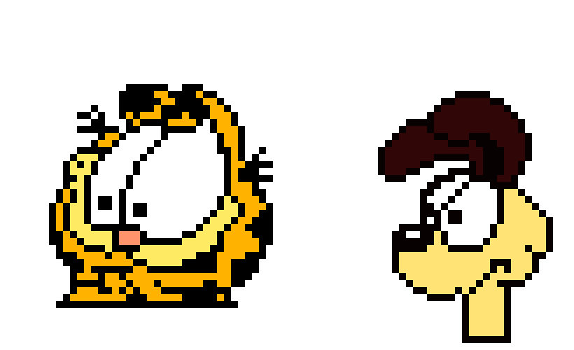 [9664c4] Garfield and Odie