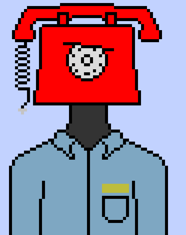 -looks at chara then looks at ethan- *he makes static sounds at ethan and points at his wire* -he needs you to plug him in-