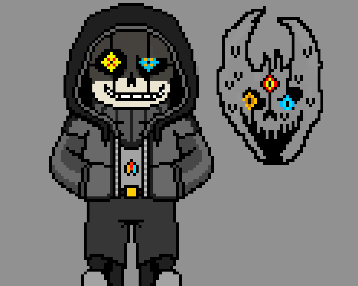 Corrupted Underground(sans when he is being controlled by gaster