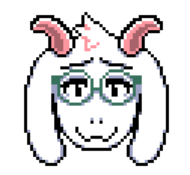 [9ce639] Ralsei No Hat Face(Original)