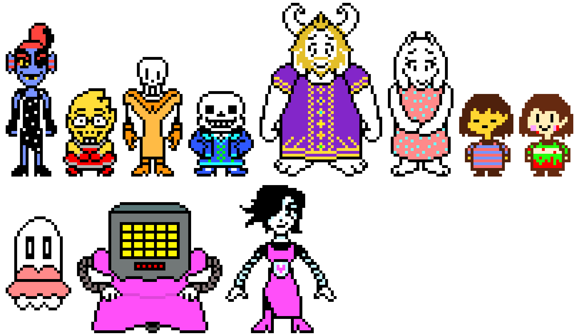 [9664c4] UNDERTALE DRESSES!!