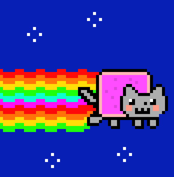 [9664c4] nyan cat meow