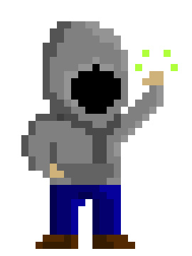 [ad3cba] Hooded figure