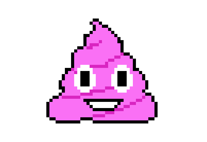 [9664c4] pink poo emoji