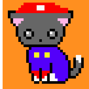 [9664c4] Pixel Cat mario