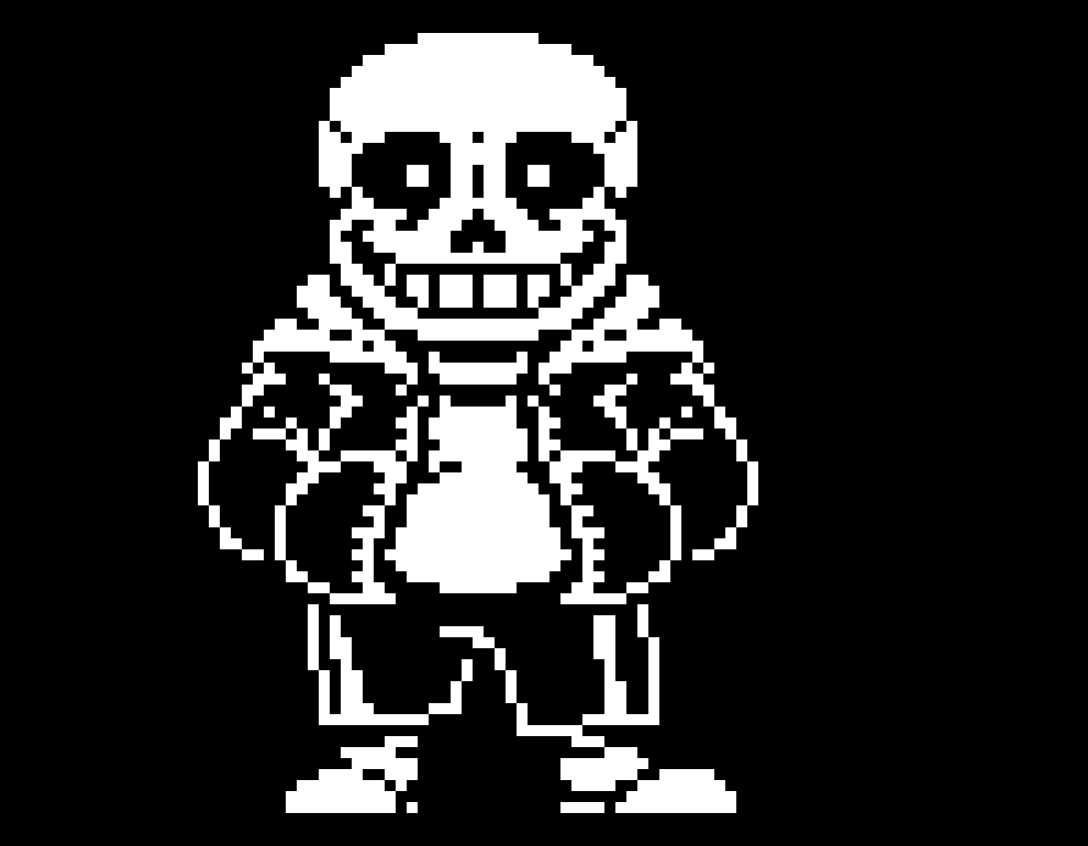 Sans sprite. I added some parts