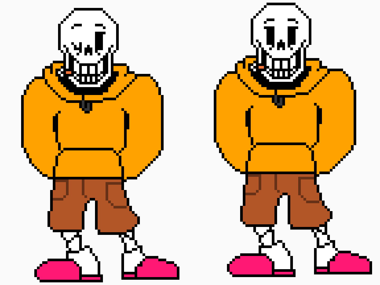Underswap Papyrus Sprite v5