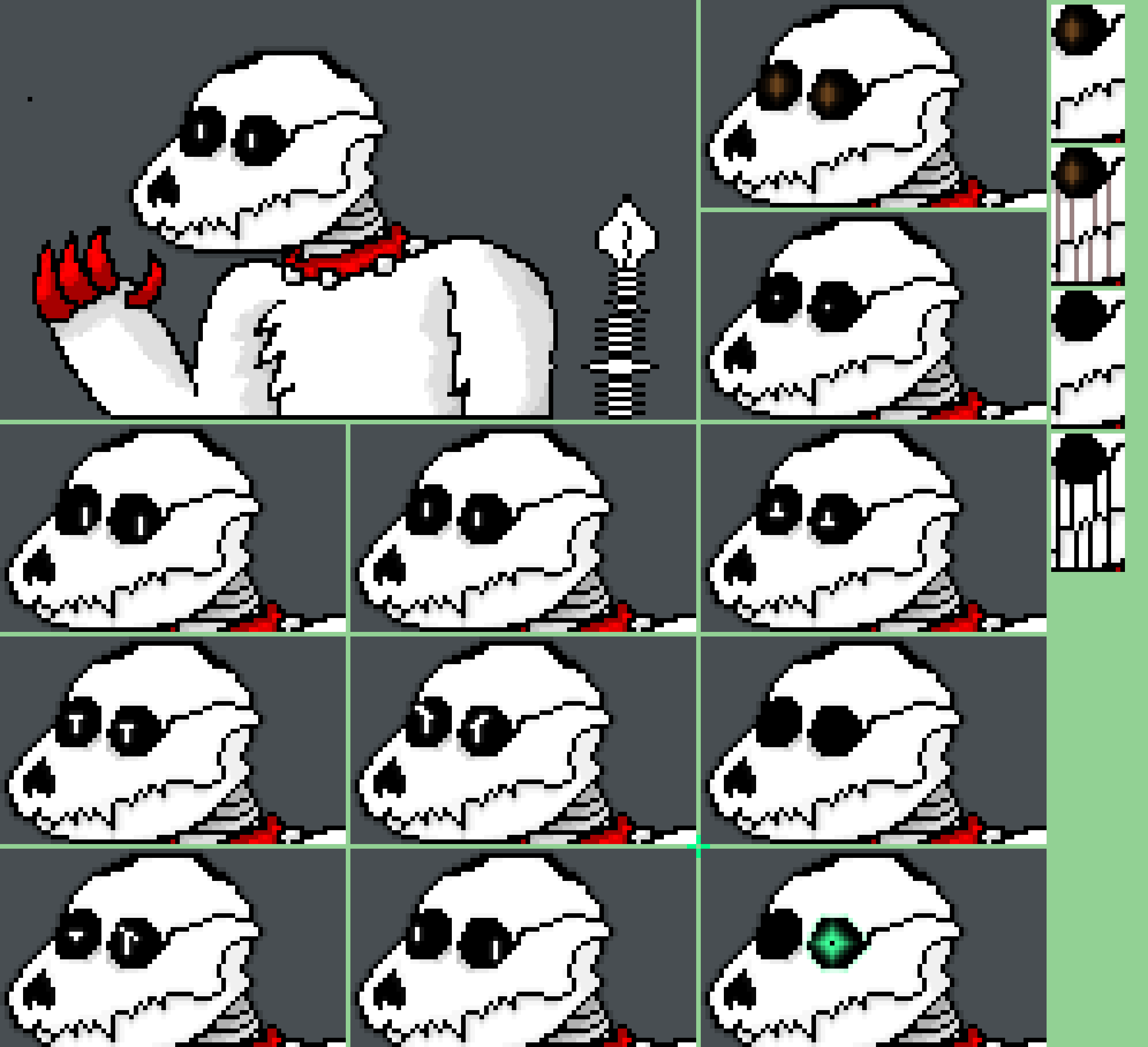 "Skeletal Terrie, yet another update to the palette, and like always not a big one...