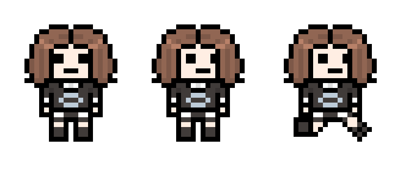 [4ce4ea] Danganronpa - Ingrid - Ultimate Graphic Designer - Pixel Sprites