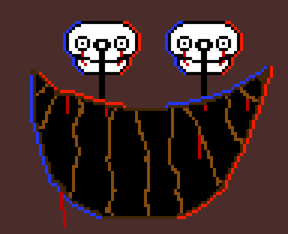 [a7151c] glitched skull creature V2