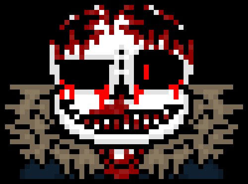 [57dac4] *blocking and dodging* y'know, it was be a TERROR-ble choice to kill me or delete me- well try to delete me because a puppeteer would be quite angry at you 