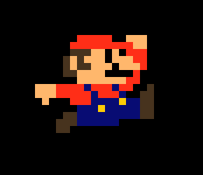 [9664c4] 8 bit game Mario 