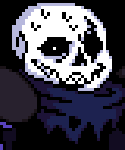 [691fe2] ...What did that fucking human do to him- [sans mutters] U-Uhm, [sans puts bandages over Papyrus's eyes to stop them from bleeding] The power is shut off, that's why brother.  -Ash, with the same ID