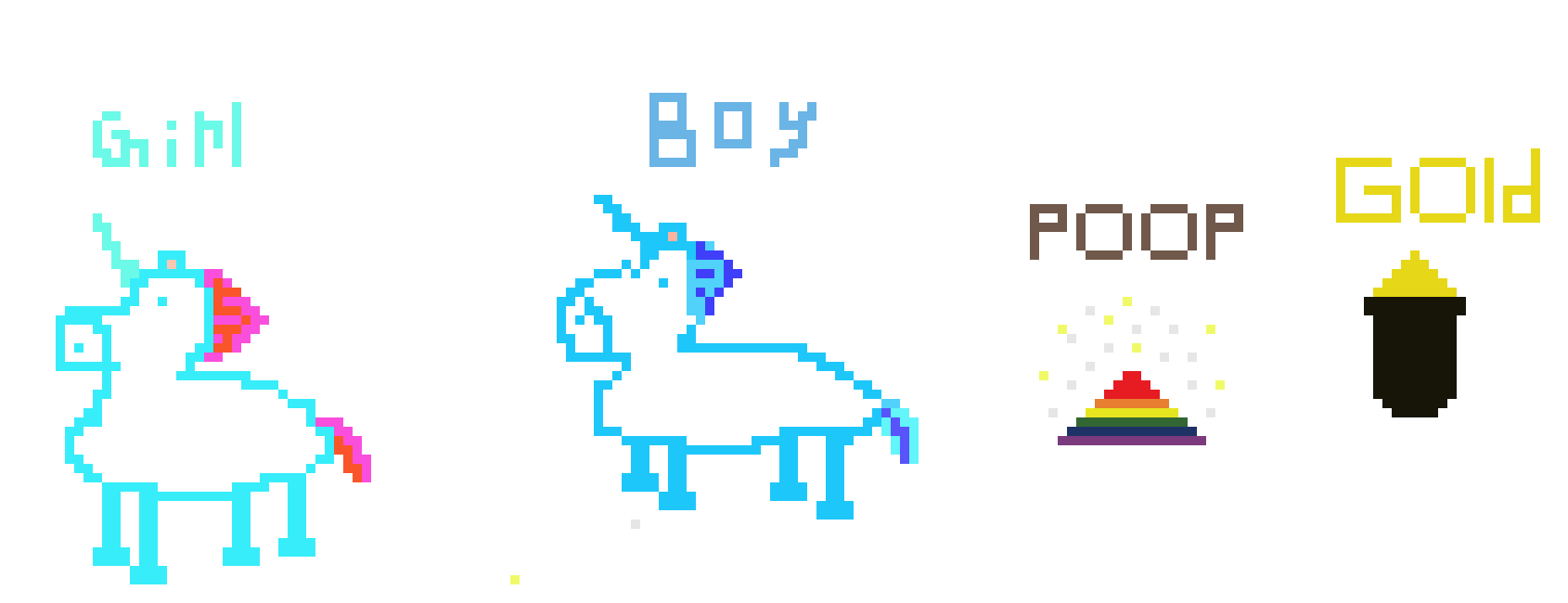 [8fa814] Unicorns dancing on rainbows