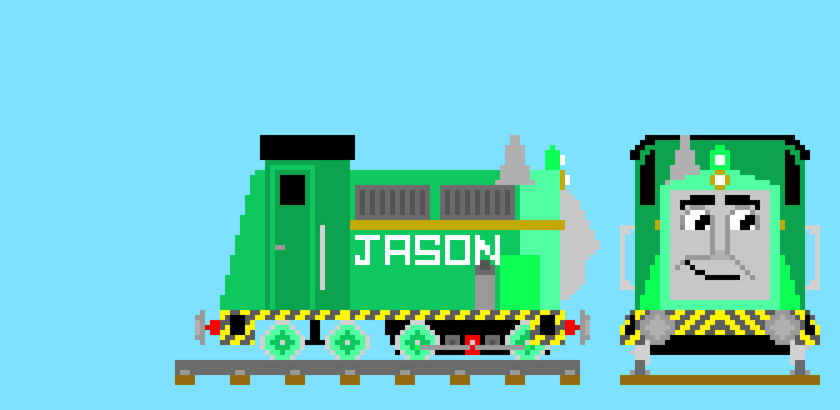 [9664c4] Thomas & Friends OC Jason the Long Diesel Shunter (FIXED)