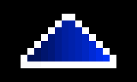 [63c926] Blue Fading Triangle
