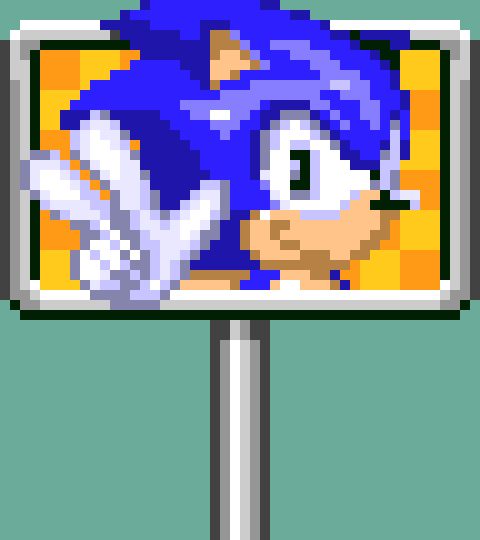 Sonic A.I.R.: Sonic the Hedgehog 3 Angel Island Revisited Signpost.