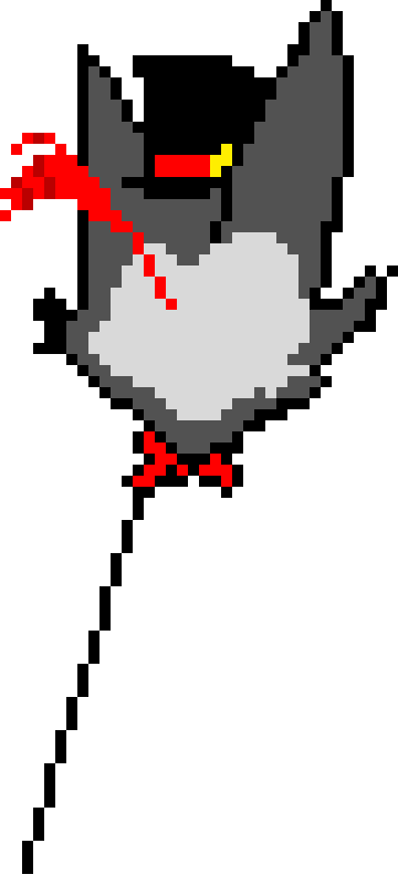 [ae61c8] This is Husker from Hazbin hotel, he's going to be my new sprite...I'm not done yet