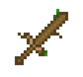 [596b56] Custom Minecraft Wooden Sword