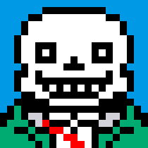 yes,a battle!just what i need!*jumps into one of their spike bones**he gets stabbed all the way,and the bone goes out the other side of him*figures...