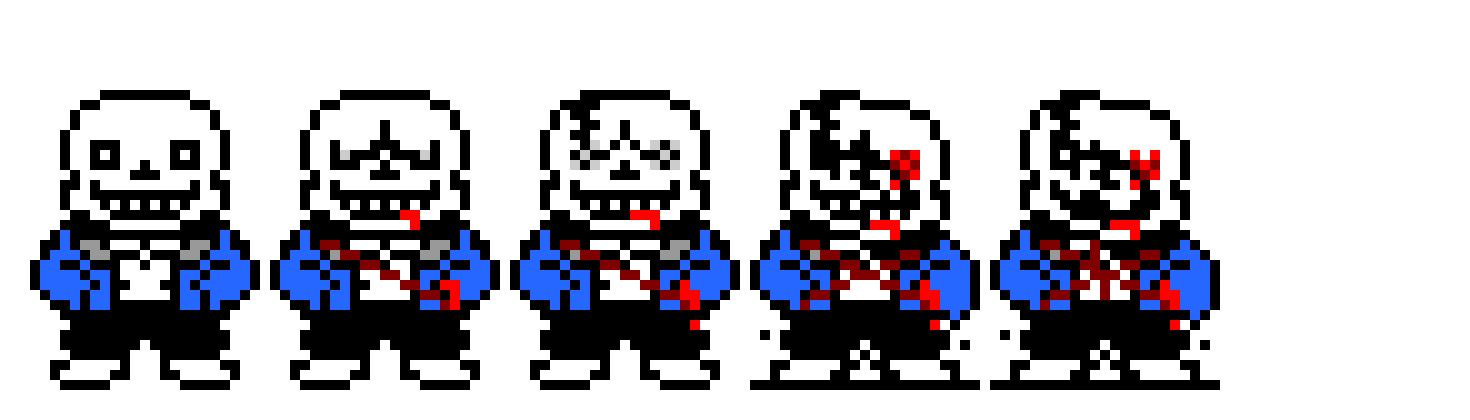 [34e293] last breath Sans' Sprite