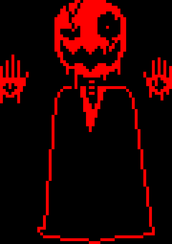UNDERFELL - Gaster Battle Sprite V1 (Hands up)