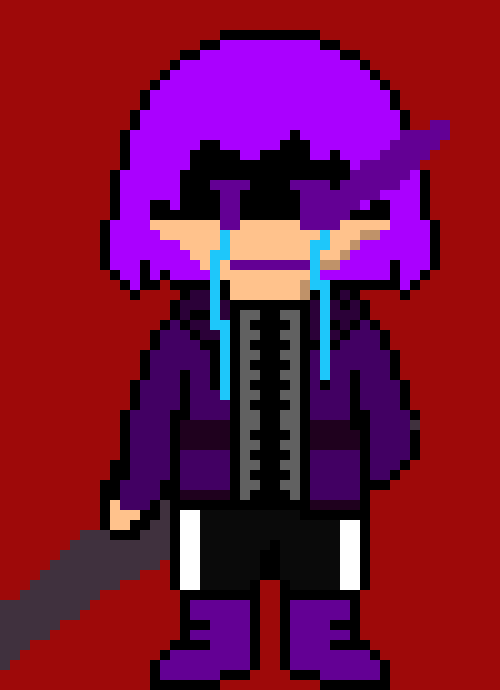 [3354ce] 542/1000) *He turns his soul back to normal and sends red knifes at chris doing 34 damage each.*