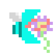 [c9c00b] Bee flower frame 17