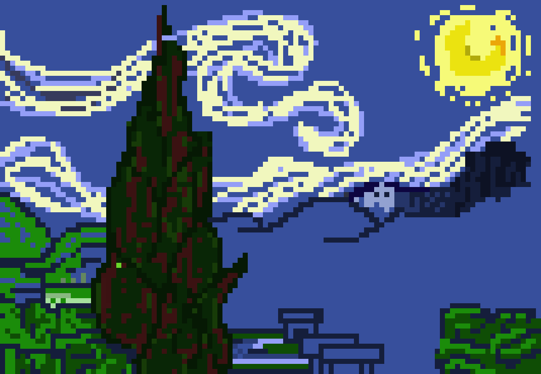 [9664c4] starry night