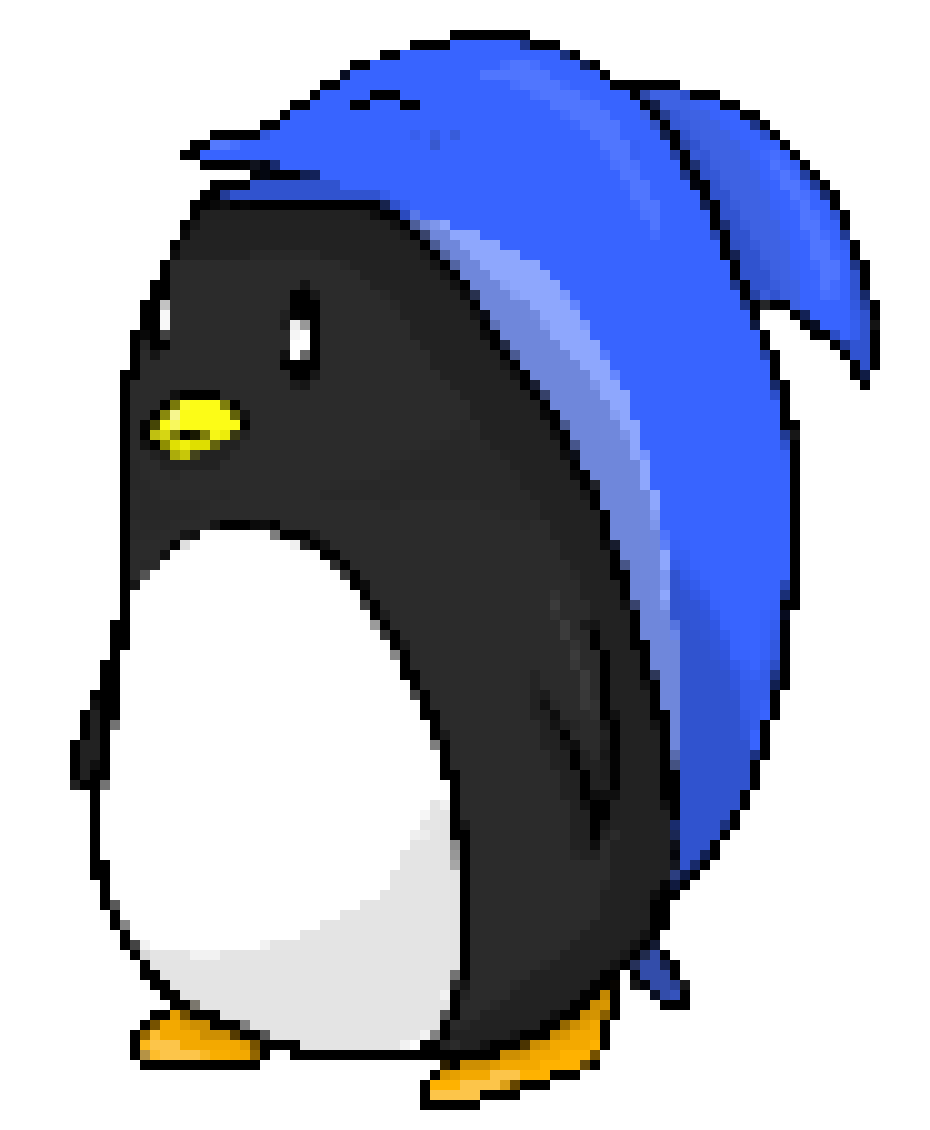 [797c63] いるかペンギン笑顔