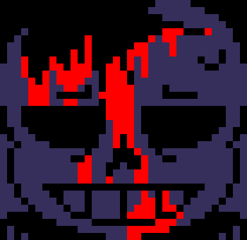 [7ce906] Please don't touch me. -HorrorTale Sans