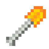 [9664c4] Orange minecraft Shovel