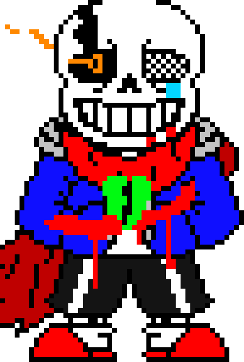 [0ed6c7] ink!sans last breath disbelife: [starts to dust away]