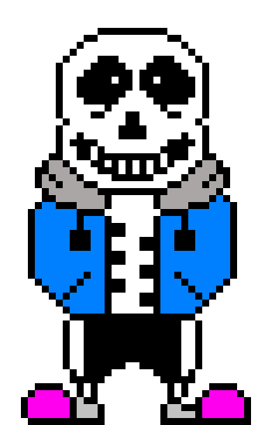 [d4eaba] my first sans sprite (updated