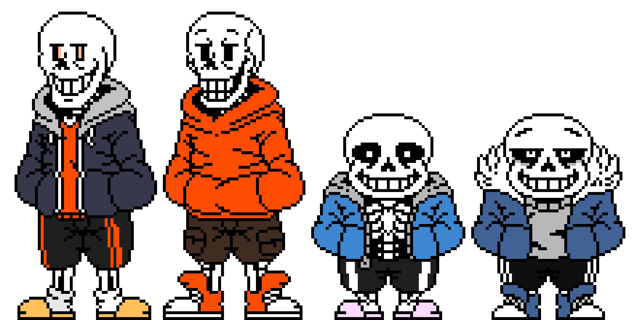 FanonTale, CanonTale, Underswap and Swapswapswap 