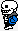 [0cb847] UnderTale - Sans sprite sheet(isaac)