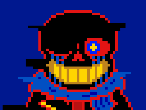 [53a360] theres a anomaly besides Filty Glitch Geno with red and blue eye sockets thats gonna try to kill me