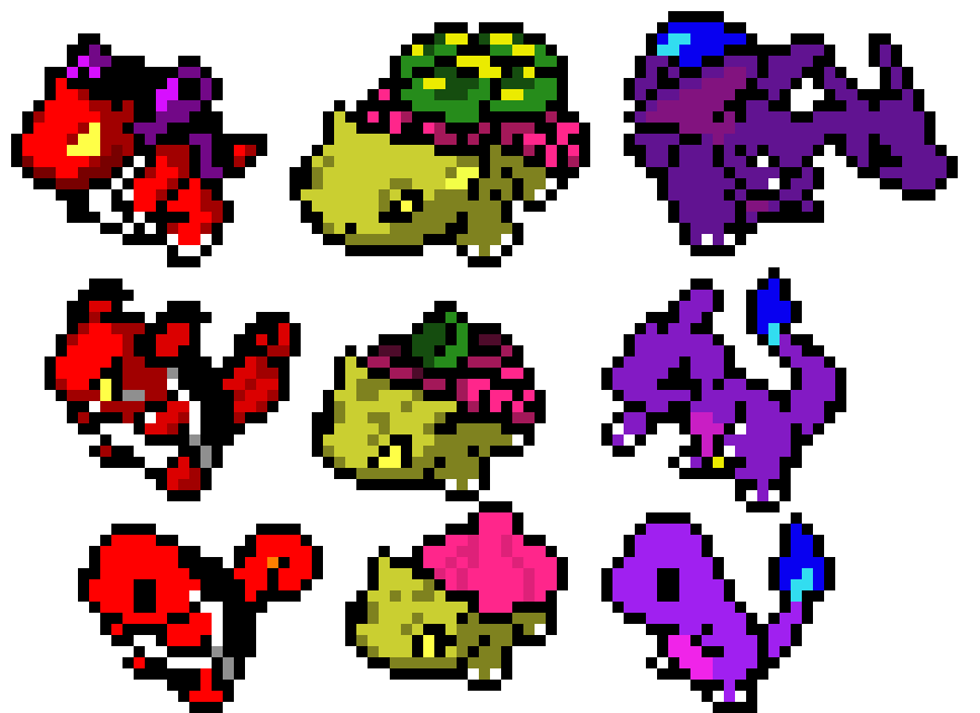 [a9aca6] Pokemon Gen 1 Starters